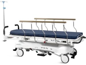 SKB041-3 PATIENT TRANSPORTATION TROLLEY (Backrest-X-ray) - TOP CARE MEDICAL